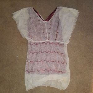 A layered blouse, worn once